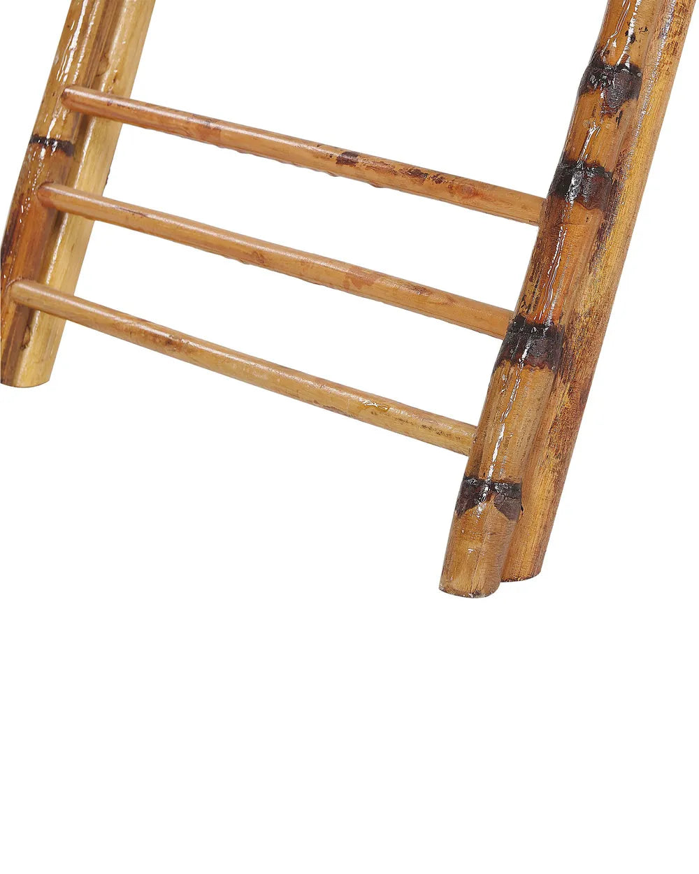 Set of 4 Dining Chairs Folding Bamboo Natural Brey