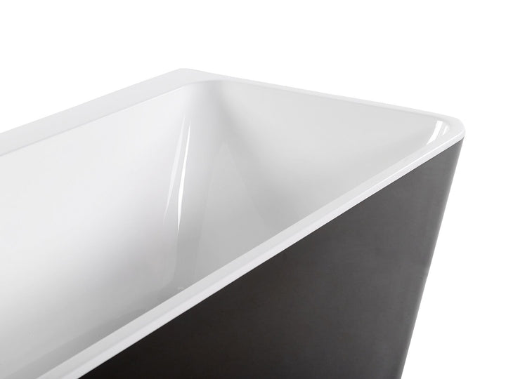 Bath 1700 x 800 mm Black Hassel