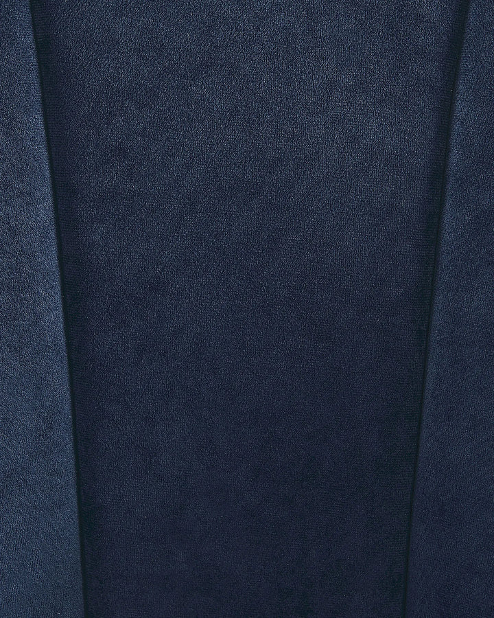 Armchair Velvet Dark Blue Nolie
