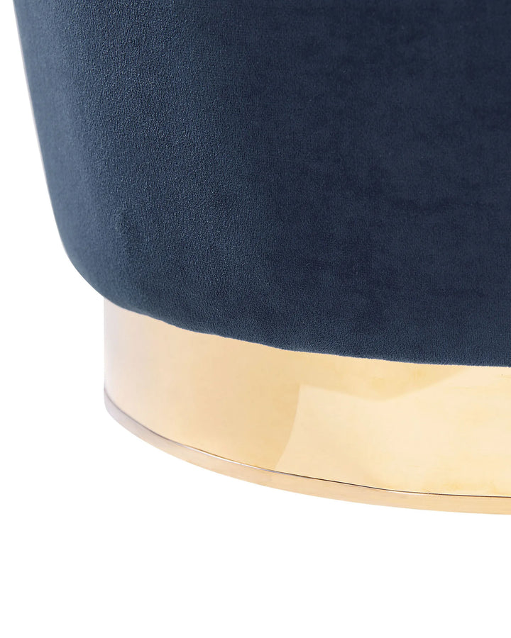 Armchair Velvet Dark Blue Nolie