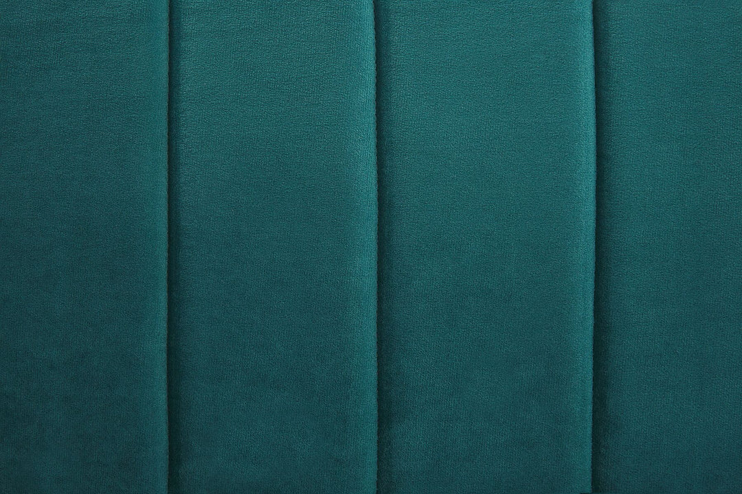 Timra Right Hand Velvet Corner Sofa Green