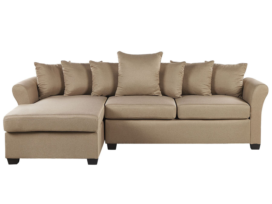 Right Hand Corner Sofa Beige Vikna