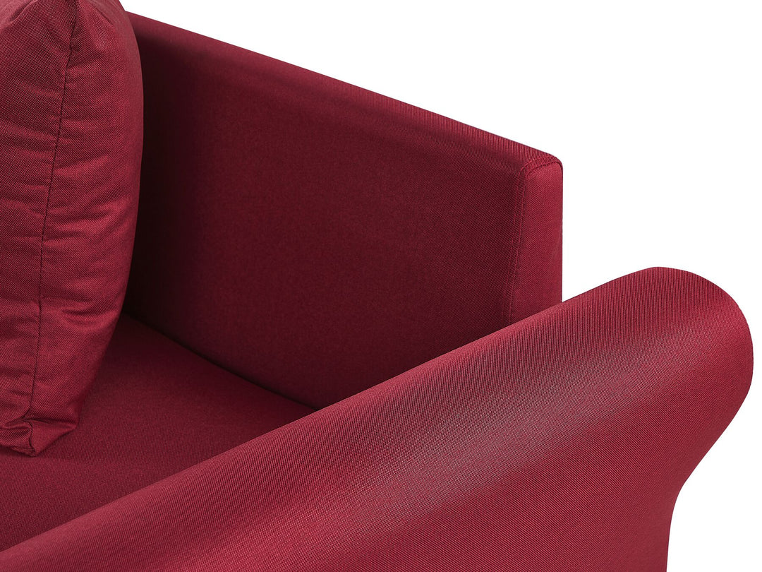 Vikna Right Hand Corner Sofa Dark Red
