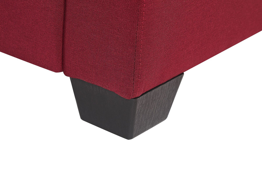 Vikna Right Hand Corner Sofa Dark Red