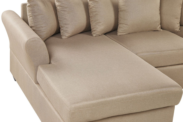 Vikna Right Hand Corner Sofa Beige