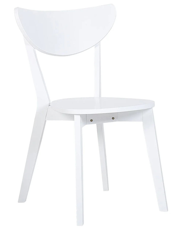 Set of 2 Dining Chairs White Vye