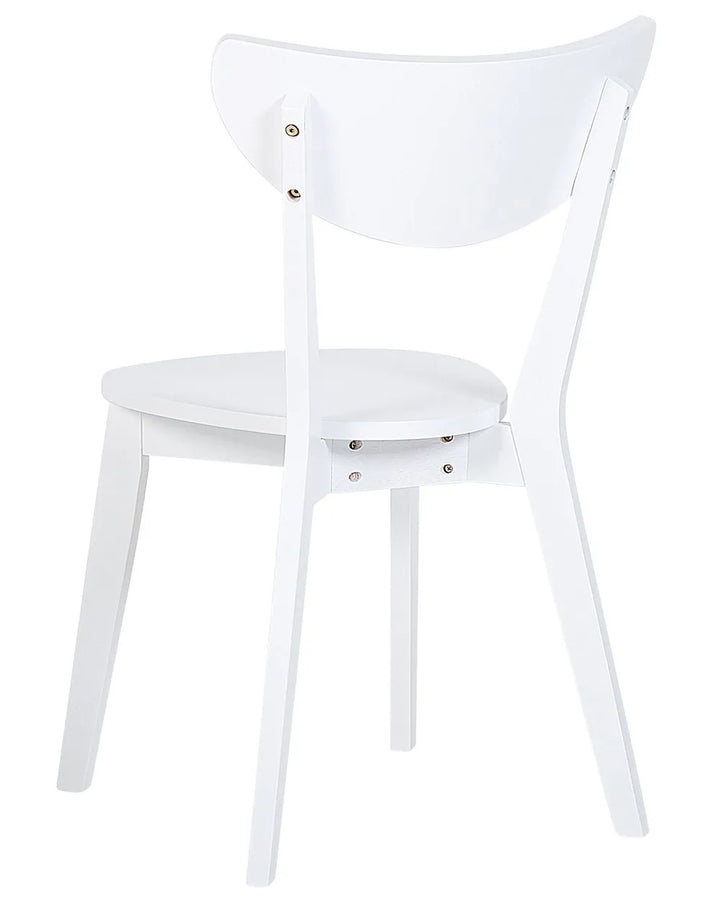 Set of 2 Dining Chairs White Vye