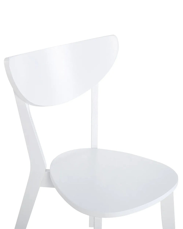 Set of 2 Dining Chairs White Vye