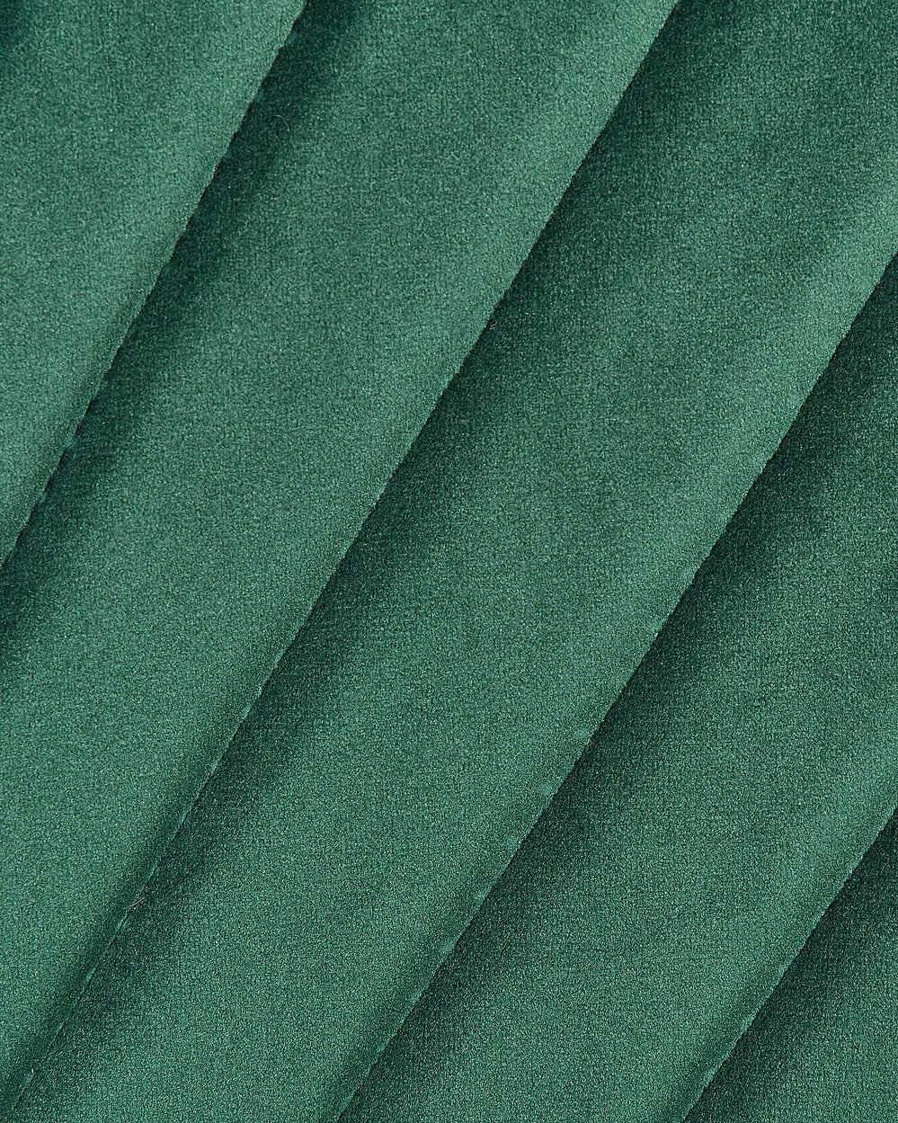 Set of 2 Dining Chairs Velvet Emerald Green Teaf