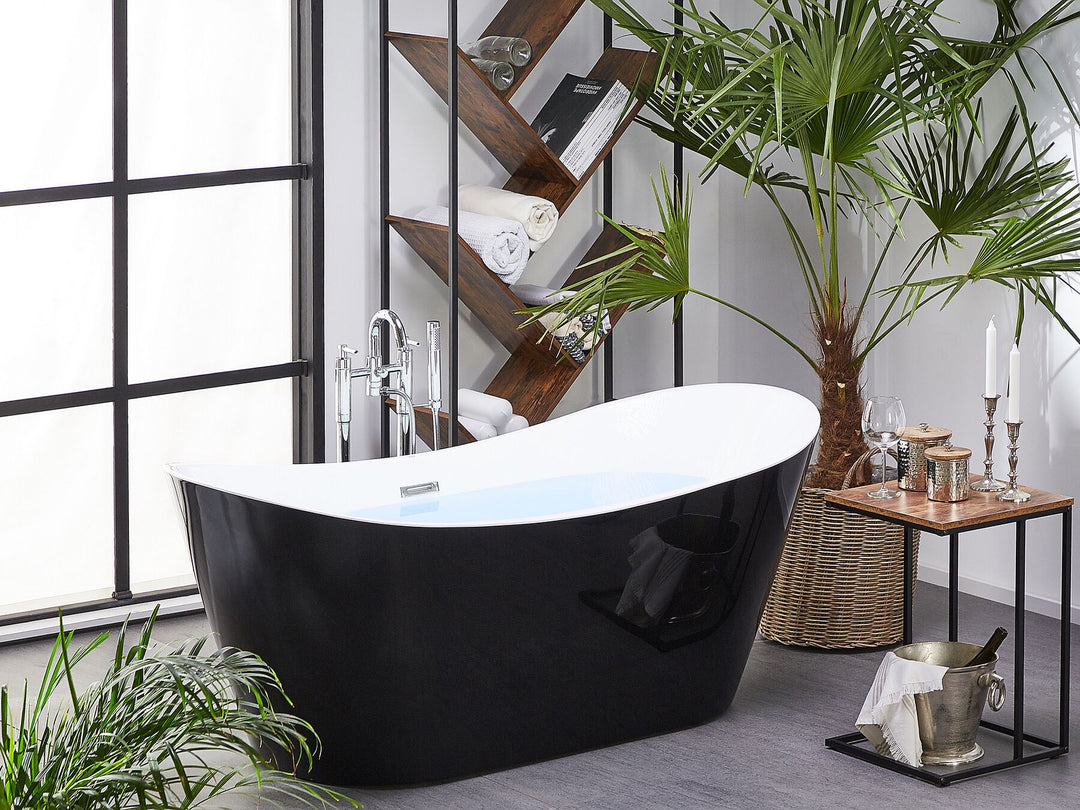 Freestanding Bath 1500 x 750 mm Black  Antigua