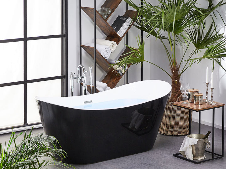 Freestanding Bath 1500 x 750 mm Black  Antigua