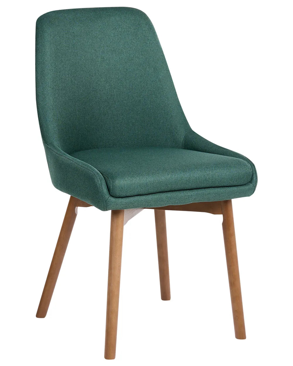 Set of 2 Dining Chairs Dark Green Vive