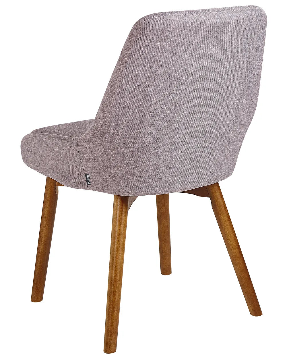 Set of 2 Dining Chairs Fabric Taupe Vive