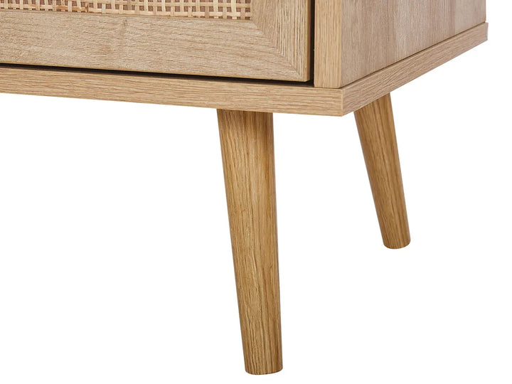 3 Drawer Chest Light Brown Functional and Capacious Ravello