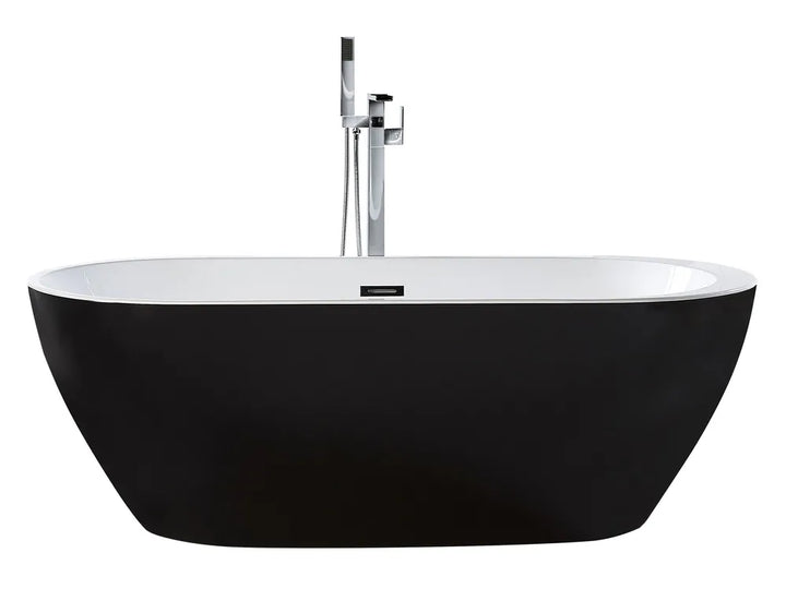 Freestanding Bathtub NEVIS 1500 x 750 mm Black