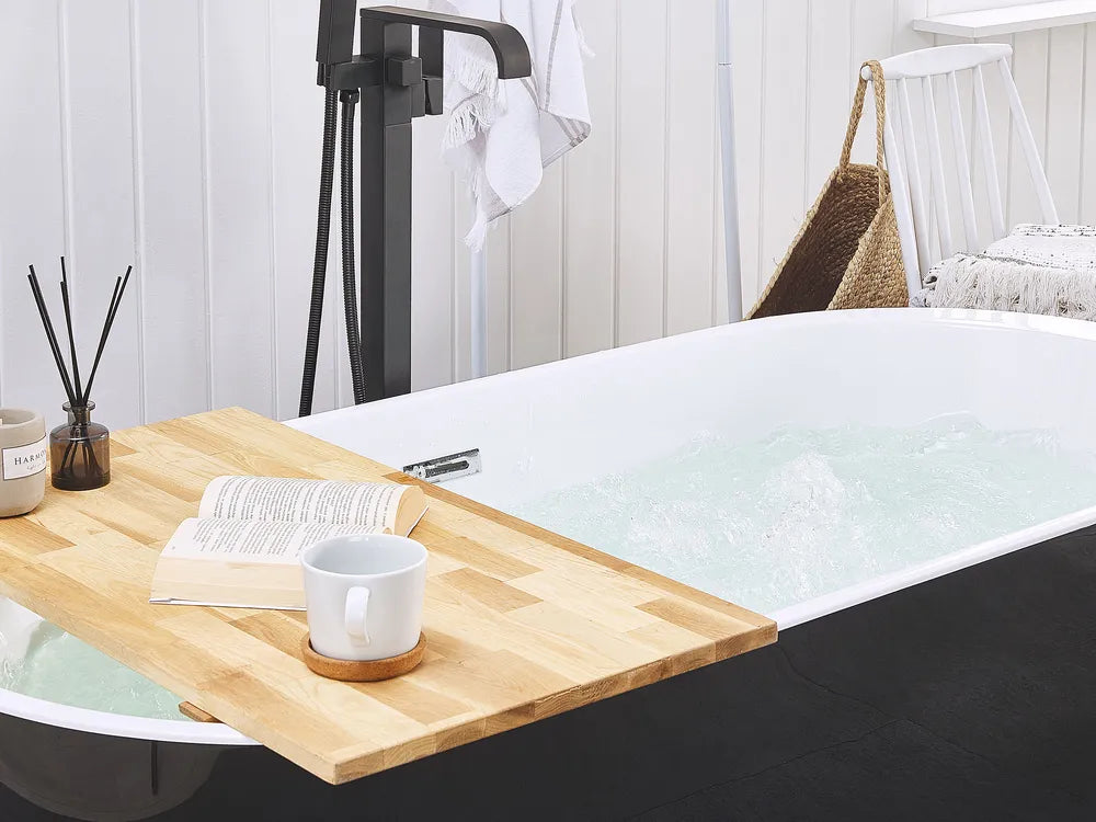 Freestanding Bathtub NEVIS 1500 x 750 mm Black