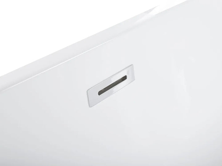 Freestanding Bathtub NEVIS 1500 x 750 mm Black