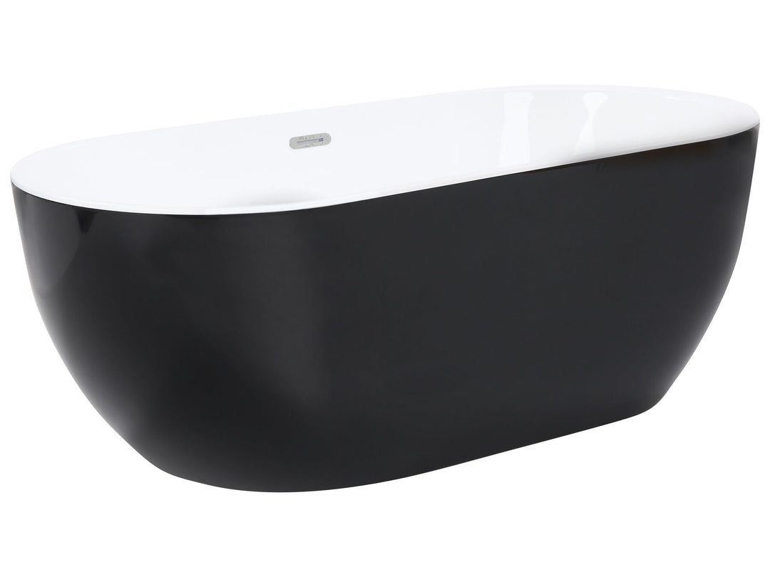 Freestanding Bath 1700 x 800 mm Black Nevis