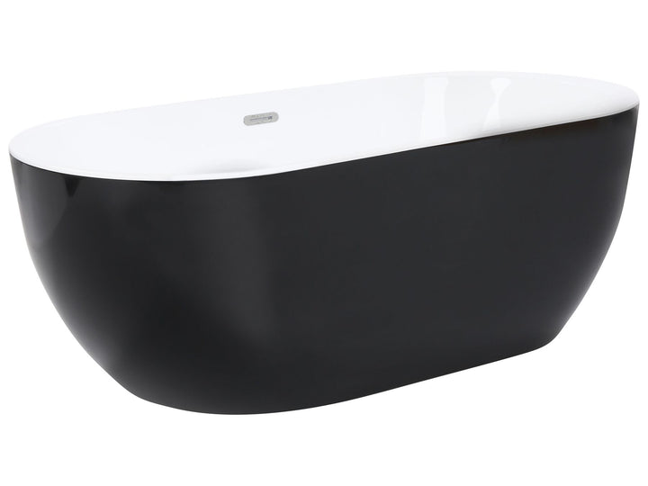 Freestanding Bath 1700 x 800 mm Black Nevis