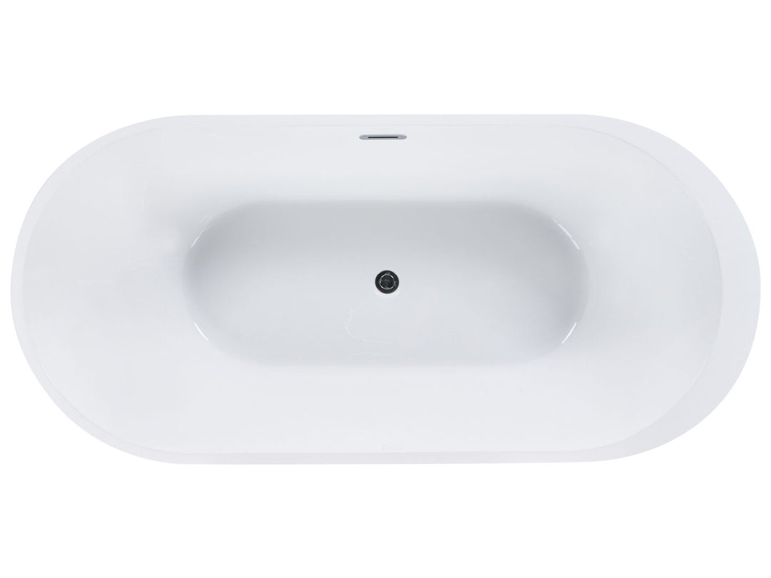 Freestanding Bath 1700 x 800 mm Black Nevis