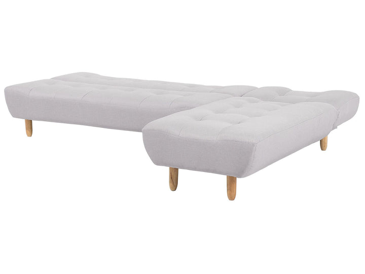 Alsten Left Hand Fabric Corner Sofa Bed Light Grey