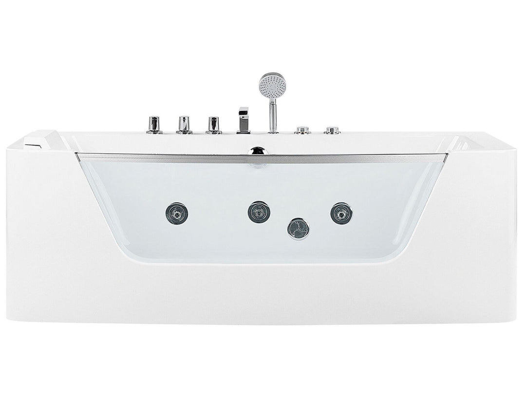Whirlpool Bath 1700 x 850 mm White Barranca