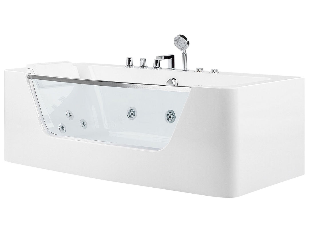 Whirlpool Bath 1700 x 850 mm White Barranca