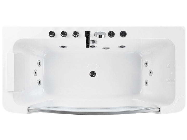Whirlpool Bath 1700 x 850 mm White Barranca
