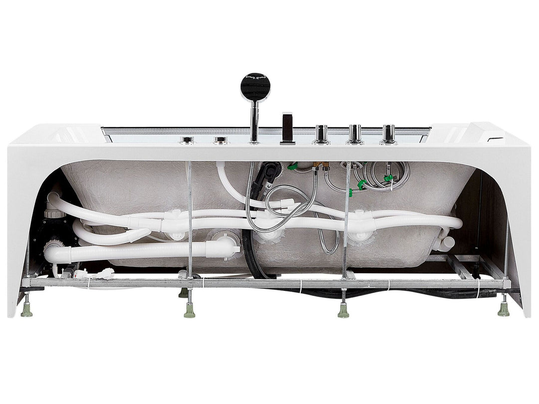 Whirlpool Bath 1700 x 850 mm White Barranca