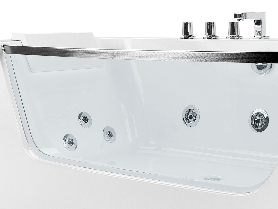 Whirlpool Bath 1700 x 850 mm White Barranca