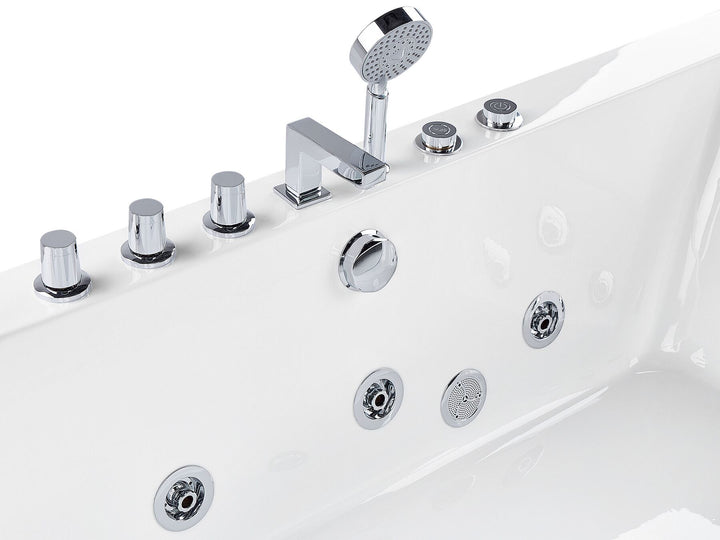 Whirlpool Bath 1700 x 850 mm White Barranca