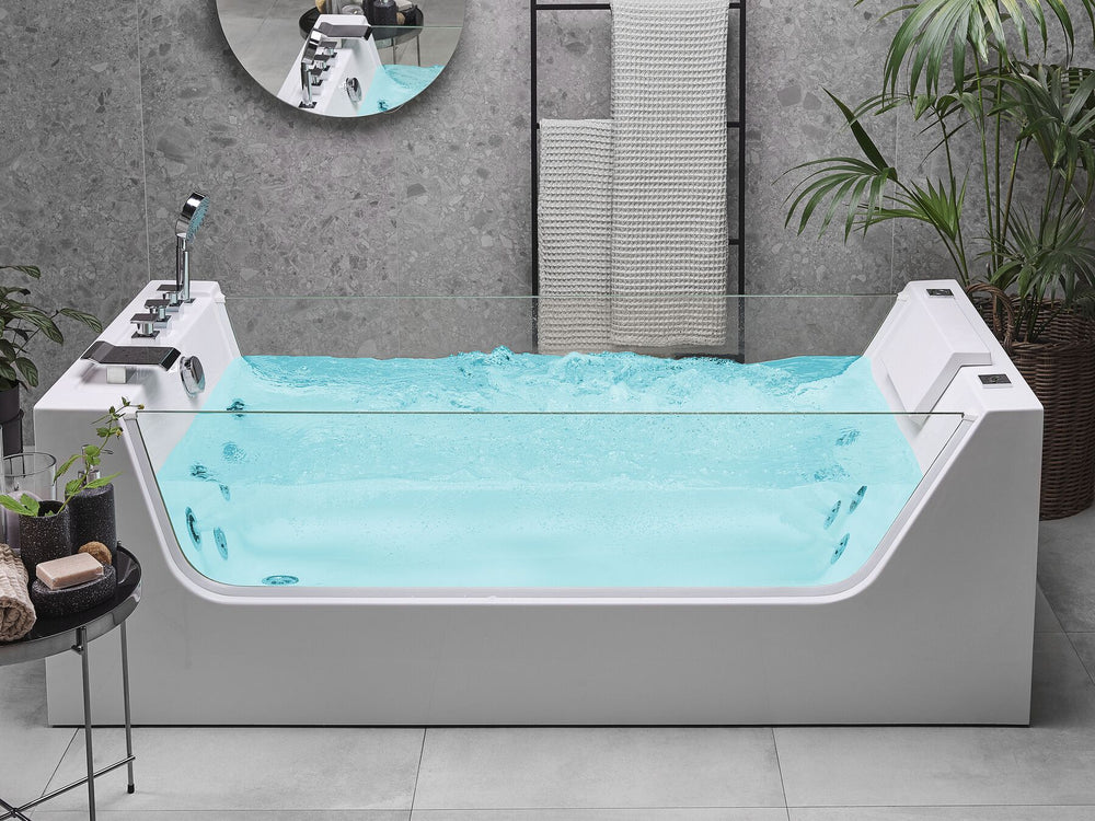 Freestanding Whirlpool Bath 1700 x 800 mm White Oyon