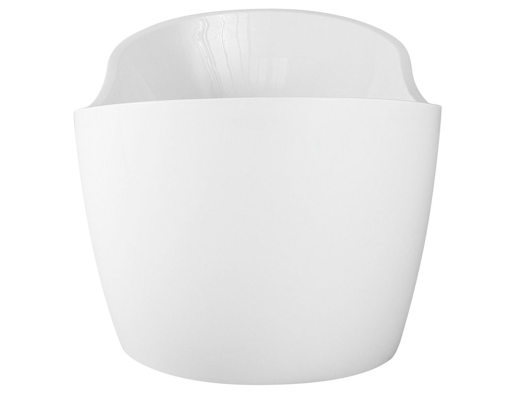Freestanding Whirlpool Bath with LED 1680 x 800 mm White Antigua