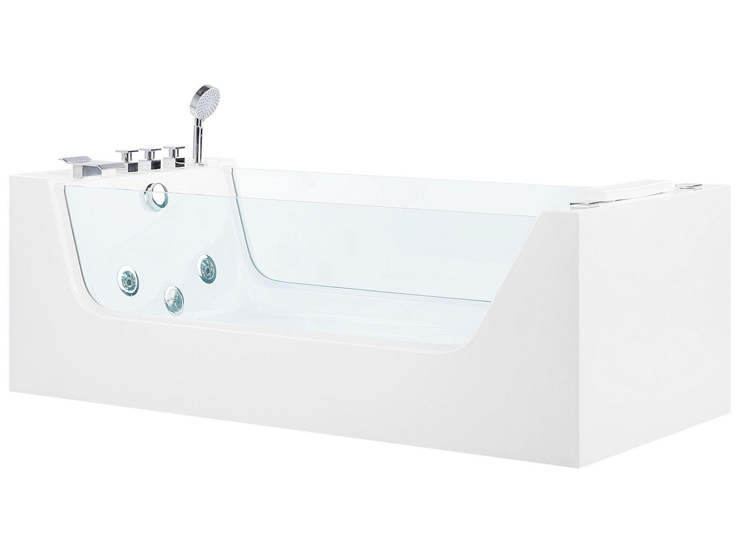 Freestanding Whirlpool Bath 1700 x 800 mm White Oyon