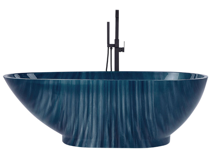 Bath 1700 x 800 mm Marble Effect Navy Blue Rioja