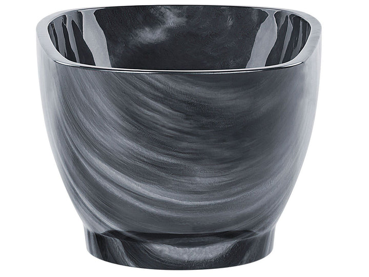 Bath 1700 x 800 mm Marble Effect Black Rioja