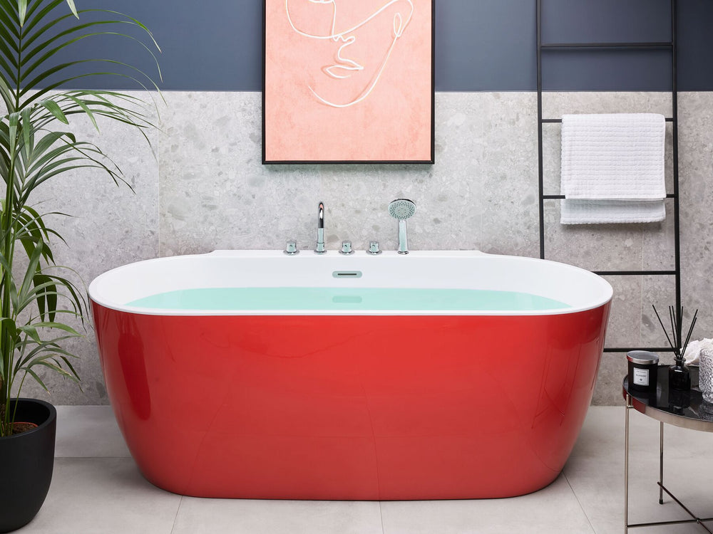 Freestanding Bath 1700 x 800 mm Red Rotso