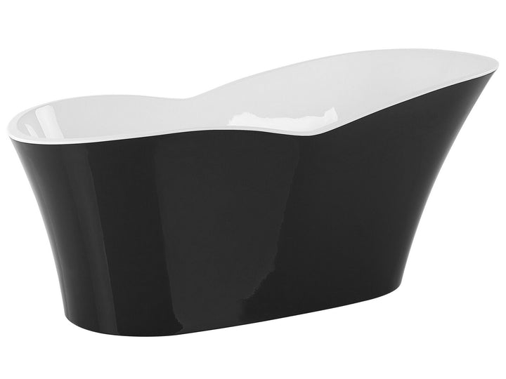 Freestanding Bath 1700 x 800 mm Black Pinel