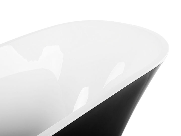 Freestanding Bath 1700 x 800 mm Black Pinel
