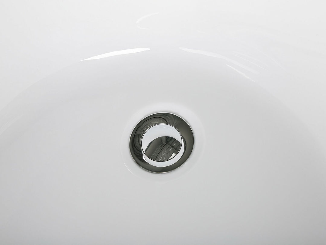 Freestanding Bath 1700 x 800 mm Black Pinel