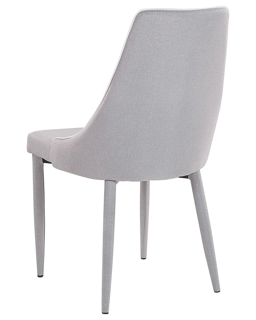 Set of 2 Dining Chairs Fabric Light Grey Tori