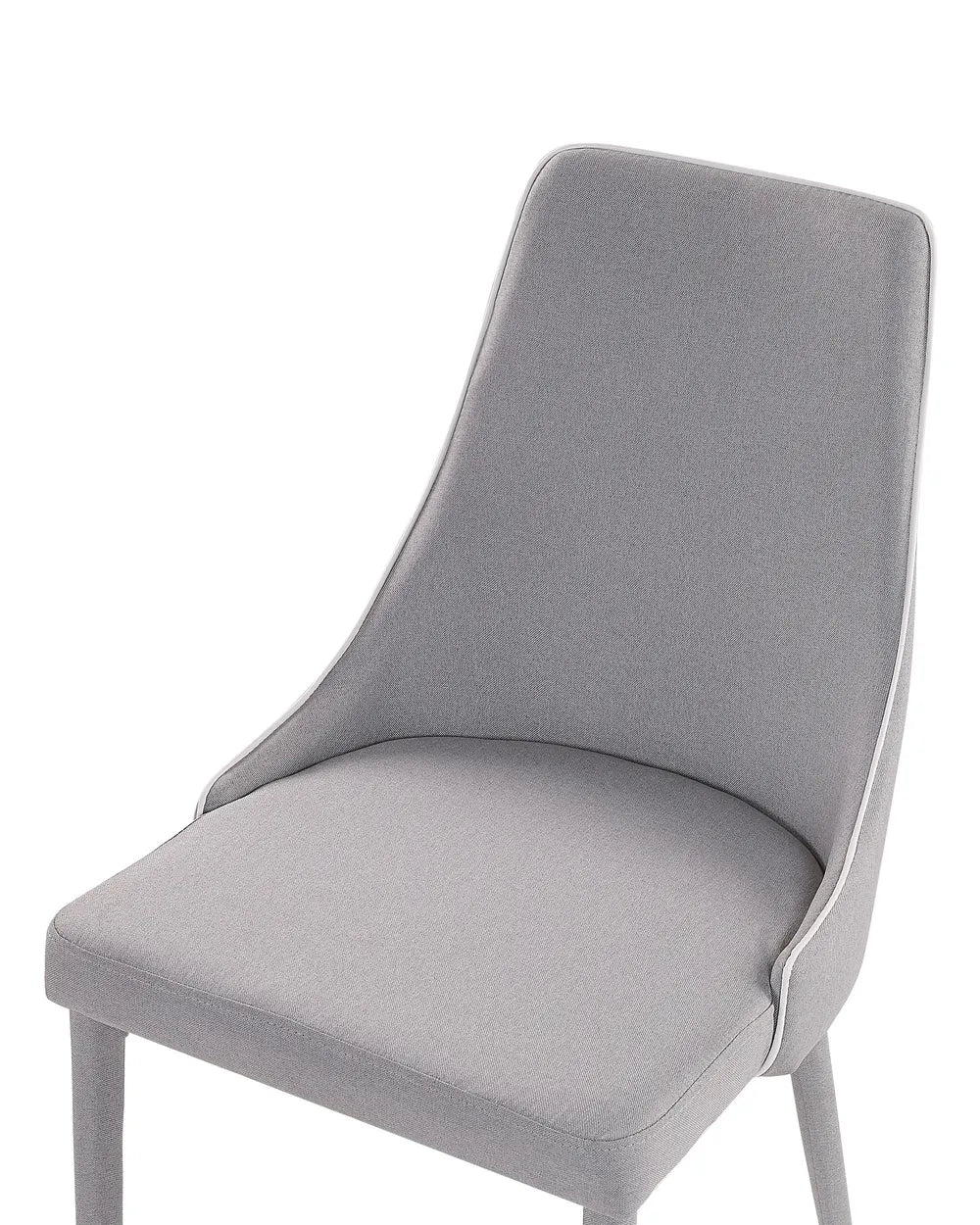 Set of 2 Dining Chairs Fabric Light Grey Tori