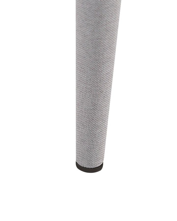 Set of 2 Dining Chairs Fabric Light Grey Tori