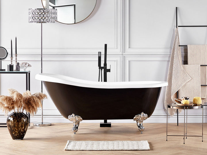 Freestanding Bath 1530 x 770 mm Black Cayman