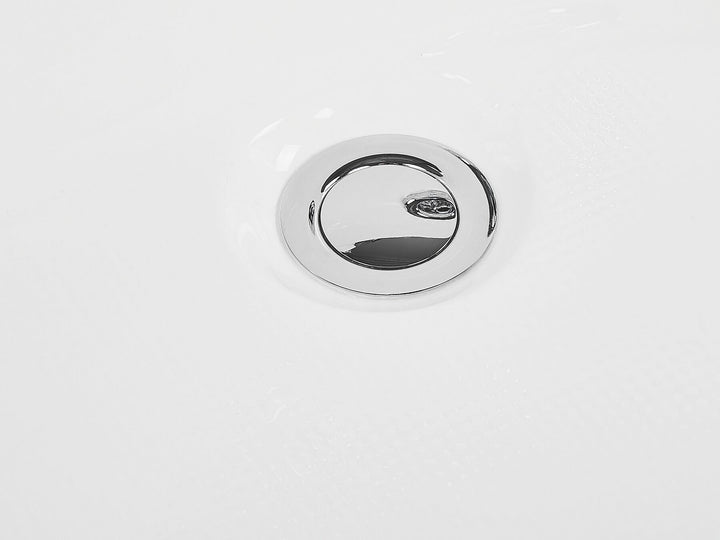 Whirlpool Corner Bath with LED 1970 x 1400 mm Black Baracoa