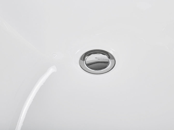 Right Hand Whirlpool Corner Bath with LED 1700 x 1190 mm White Bayamo