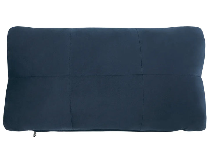 Chaise Longue Velvet Dark Blue with Built-In Bluetooth Speaker Seren