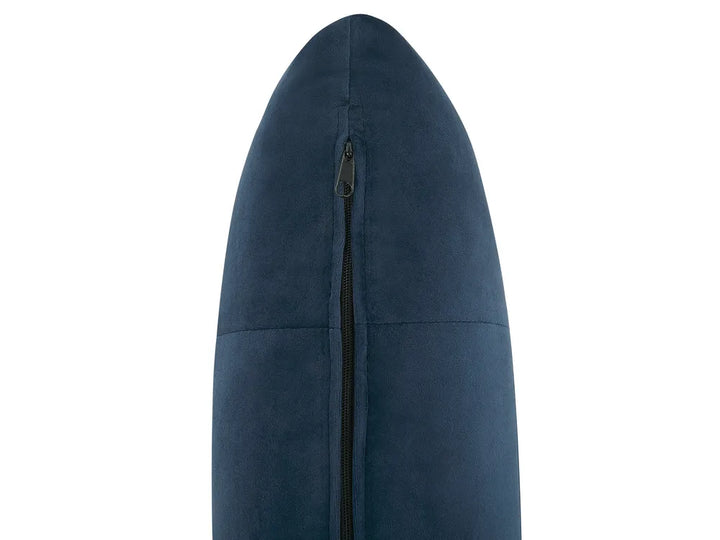 Chaise Longue Velvet Dark Blue with Built-In Bluetooth Speaker Seren