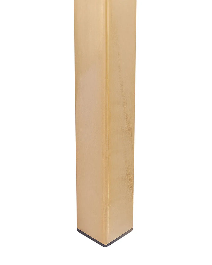 Console Table Tempered Glass Marble/ Gold Construction Dorvan