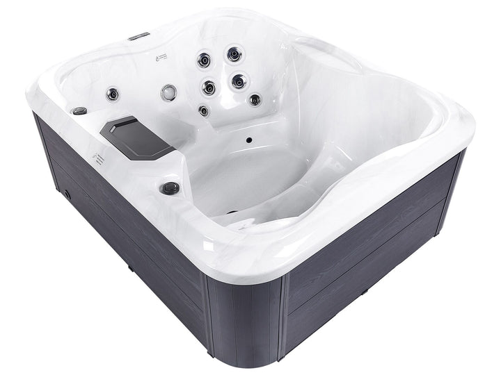 Square Hot Tub with LED White  Arcelia 